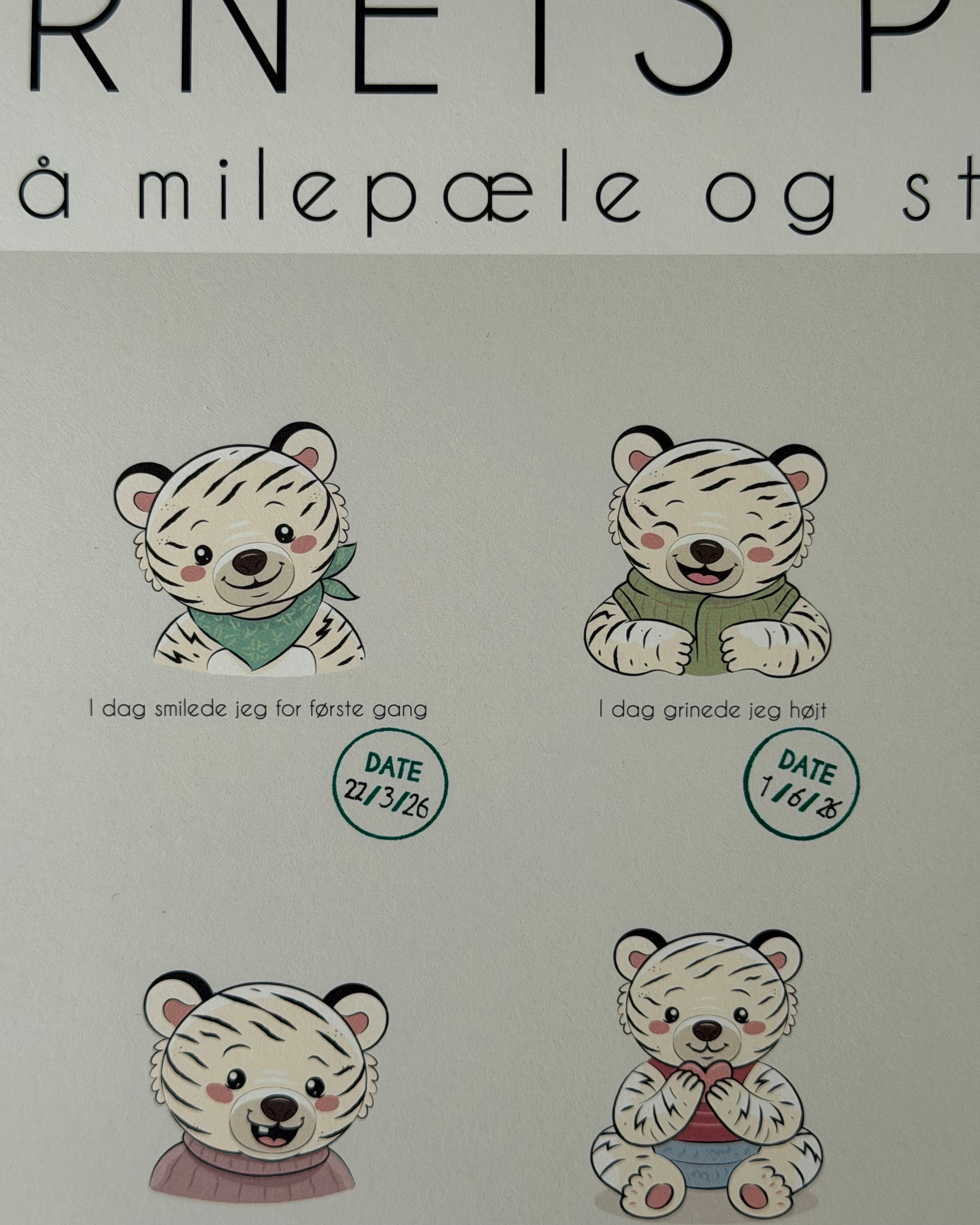 De poster van het kind